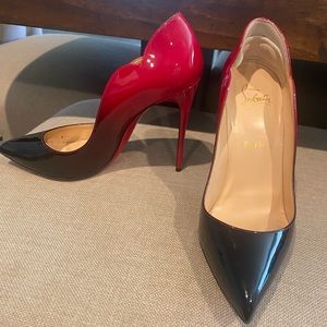 Christian Louboutin “Hot Chick” Pumps - Red Ombré Size 38